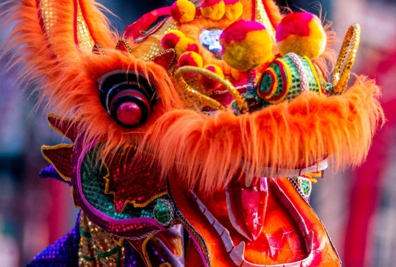 Image of Vancouver lunar new year dragon