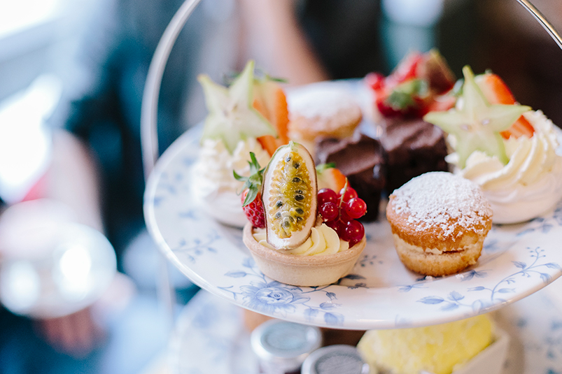 High tea closeup