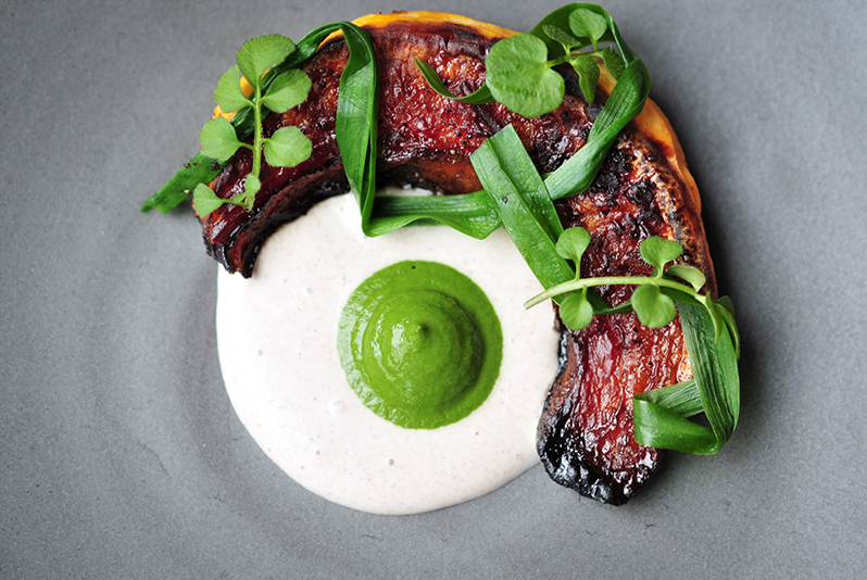 Plant-based meal at Portland's Farm Spirit restaurant