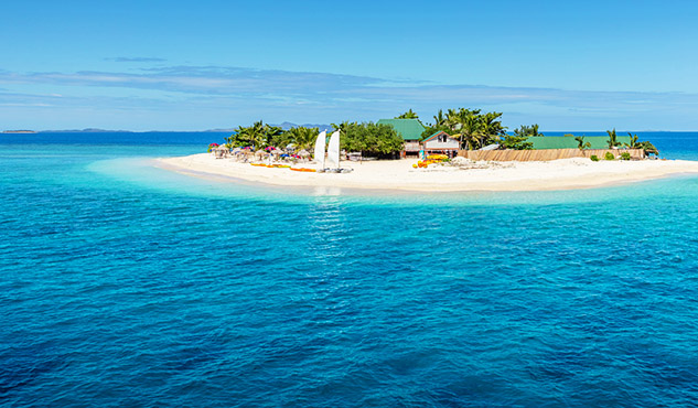 Fiji Mamanuca Islands Beautiful Small Islet