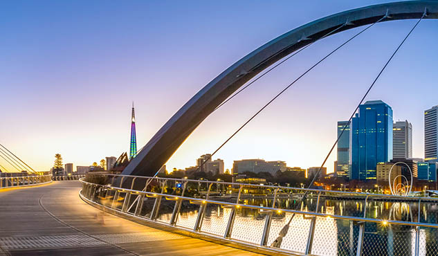 Elizabeth Quay Bridge Pano