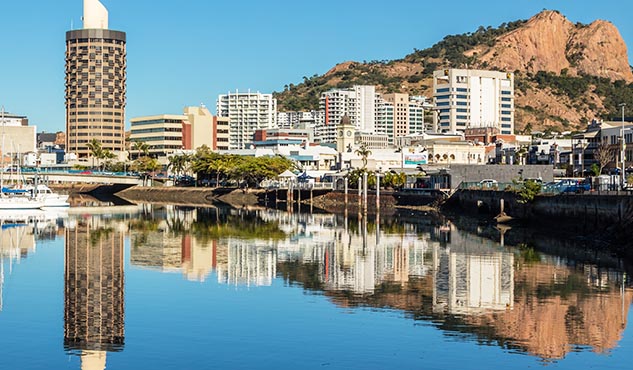 Aerial view of Townsville, Australia